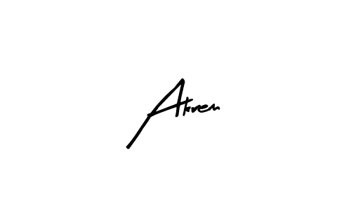 How to make Akrem name signature. Use Arty Signature style for creating short signs online. This is the latest handwritten sign. Akrem signature style 8 images and pictures png