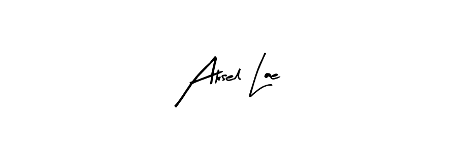 Arty Signature is a professional signature style that is perfect for those who want to add a touch of class to their signature. It is also a great choice for those who want to make their signature more unique. Get Aksel Lae name to fancy signature for free. Aksel Lae signature style 8 images and pictures png