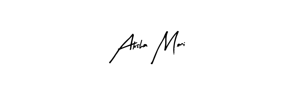 Once you've used our free online signature maker to create your best signature Arty Signature style, it's time to enjoy all of the benefits that Aksha Moni name signing documents. Aksha Moni signature style 8 images and pictures png