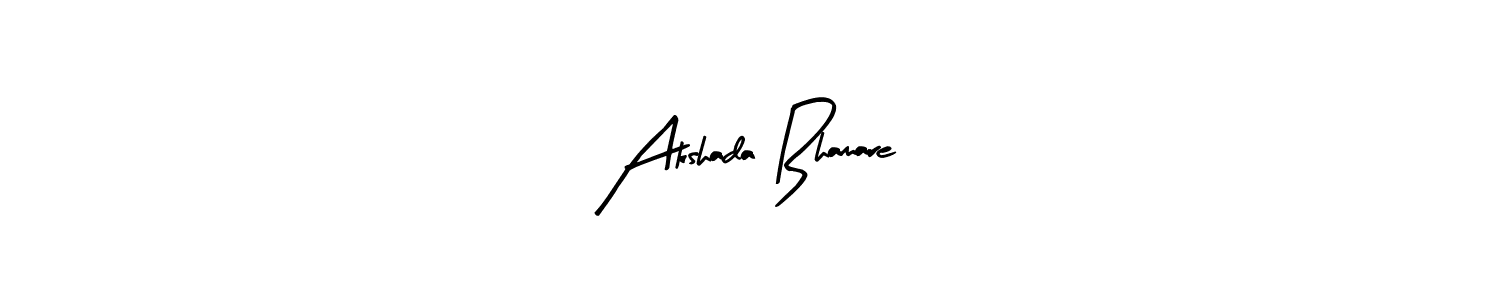 Make a beautiful signature design for name Akshada Bhamare. Use this online signature maker to create a handwritten signature for free. Akshada Bhamare signature style 8 images and pictures png