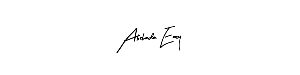 Design your own signature with our free online signature maker. With this signature software, you can create a handwritten (Arty Signature) signature for name Akshada Easy. Akshada Easy signature style 8 images and pictures png