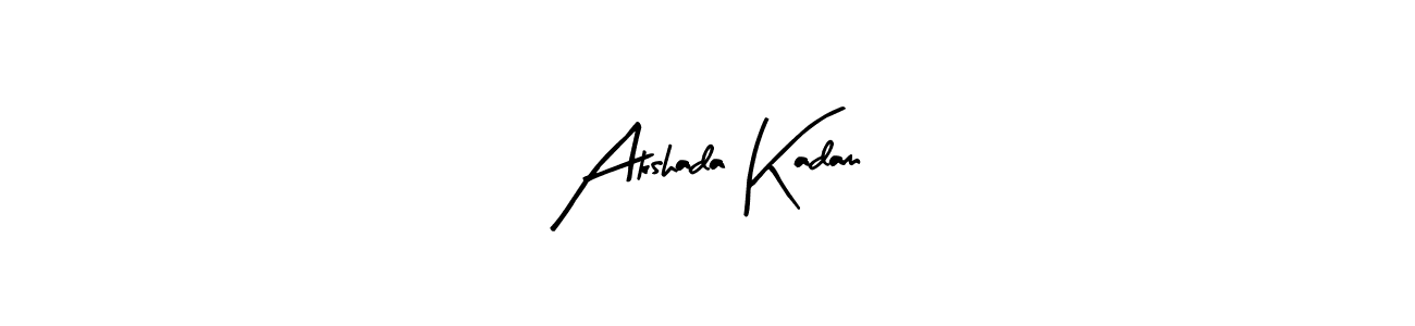 Create a beautiful signature design for name Akshada Kadam. With this signature (Arty Signature) fonts, you can make a handwritten signature for free. Akshada Kadam signature style 8 images and pictures png