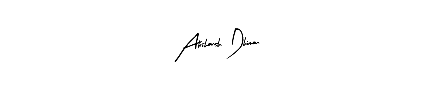 Make a beautiful signature design for name Akshansh Dhiman. Use this online signature maker to create a handwritten signature for free. Akshansh Dhiman signature style 8 images and pictures png
