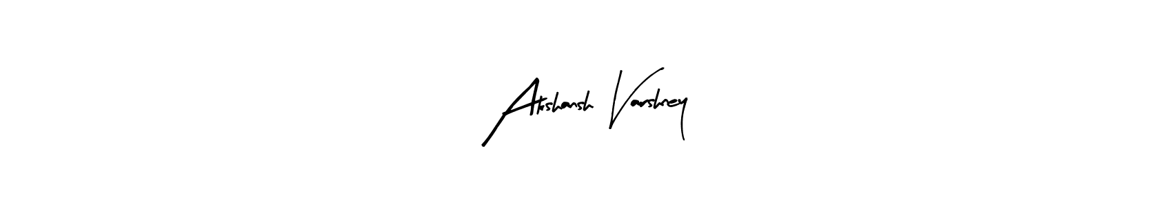 Make a beautiful signature design for name Akshansh Varshney. Use this online signature maker to create a handwritten signature for free. Akshansh Varshney signature style 8 images and pictures png