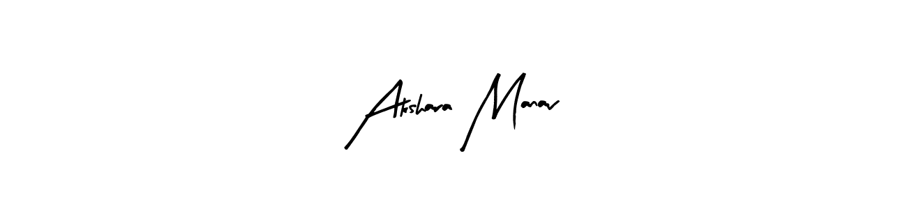 Design your own signature with our free online signature maker. With this signature software, you can create a handwritten (Arty Signature) signature for name Akshara Manav. Akshara Manav signature style 8 images and pictures png