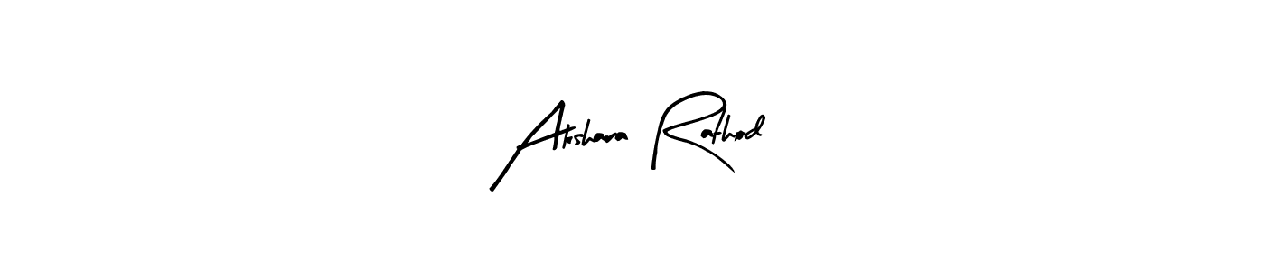Create a beautiful signature design for name Akshara Rathod. With this signature (Arty Signature) fonts, you can make a handwritten signature for free. Akshara Rathod signature style 8 images and pictures png