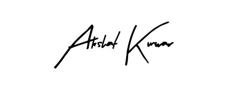 Practice writing Akshat Kunwar with the flow of Arty Signature lettering. A fantastic source of inspiration for developing your personal signature style. Akshat Kunwar signature style 8 images and pictures png
