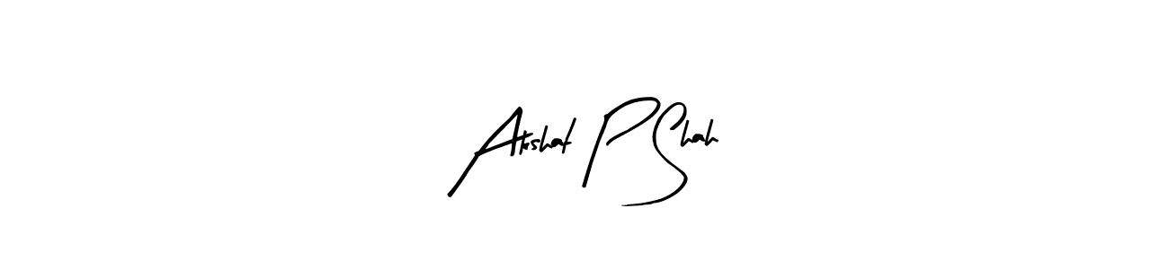 Use a signature maker to create a handwritten signature online. With this signature software, you can design (Arty Signature) your own signature for name Akshat P Shah. Akshat P Shah signature style 8 images and pictures png
