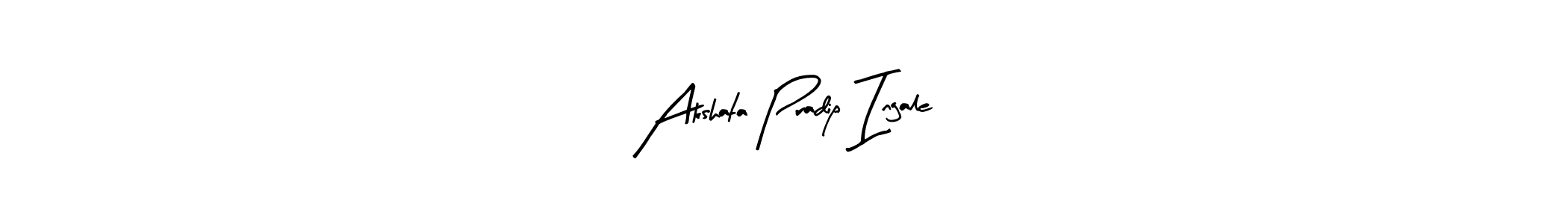 You should practise on your own different ways (Arty Signature) to write your name (Akshata Pradip Ingale) in signature. don't let someone else do it for you. Akshata Pradip Ingale signature style 8 images and pictures png