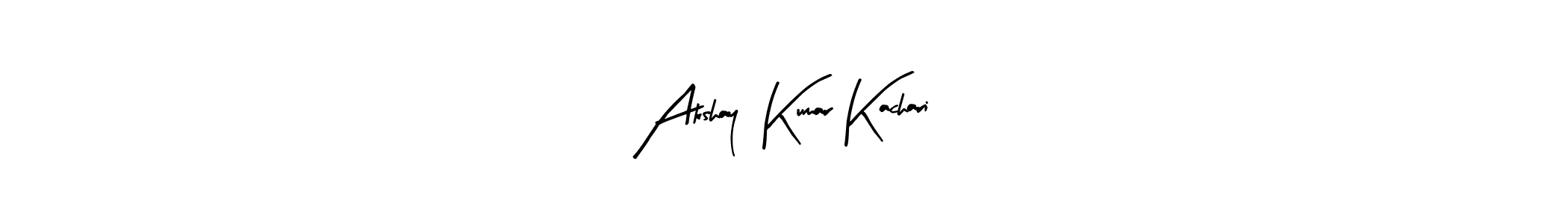How to make Akshay  Kumar Kachari name signature. Use Arty Signature style for creating short signs online. This is the latest handwritten sign. Akshay  Kumar Kachari signature style 8 images and pictures png