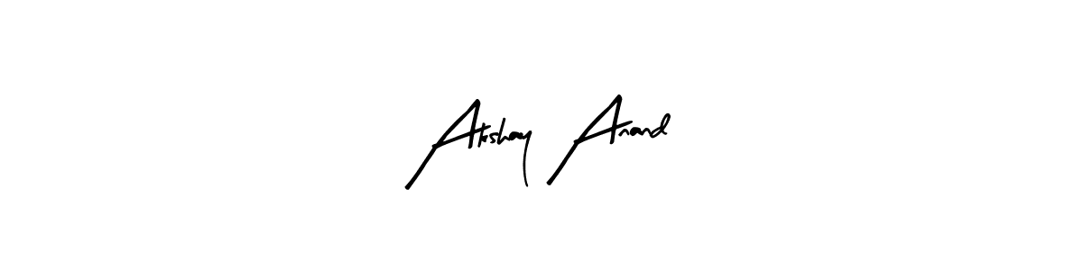 Also we have Akshay Anand name is the best signature style. Create professional handwritten signature collection using Arty Signature autograph style. Akshay Anand signature style 8 images and pictures png