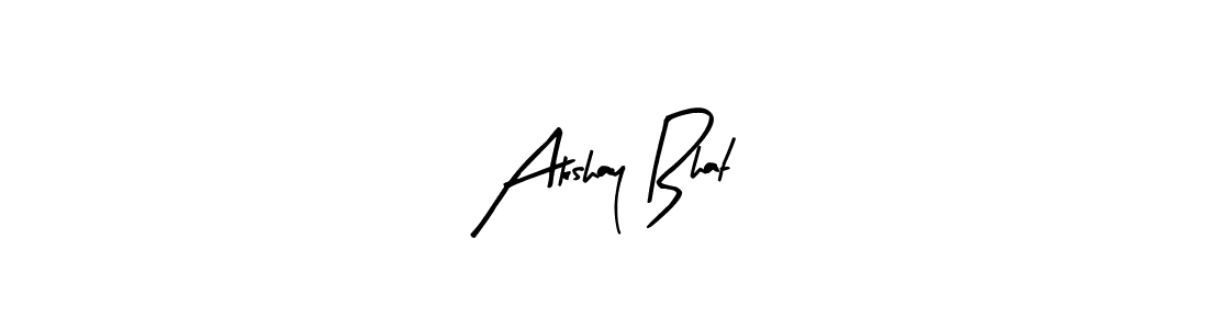 Make a beautiful signature design for name Akshay Bhat. With this signature (Arty Signature) style, you can create a handwritten signature for free. Akshay Bhat signature style 8 images and pictures png