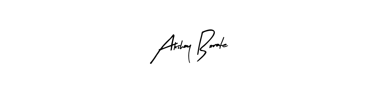 Also we have Akshay Borate name is the best signature style. Create professional handwritten signature collection using Arty Signature autograph style. Akshay Borate signature style 8 images and pictures png