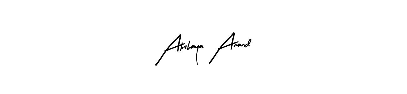 Similarly Arty Signature is the best handwritten signature design. Signature creator online .You can use it as an online autograph creator for name Akshaya Anand. Akshaya Anand signature style 8 images and pictures png