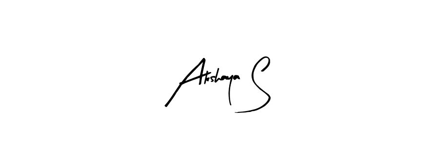 Also You can easily find your signature by using the search form. We will create Akshaya S name handwritten signature images for you free of cost using Arty Signature sign style. Akshaya S signature style 8 images and pictures png