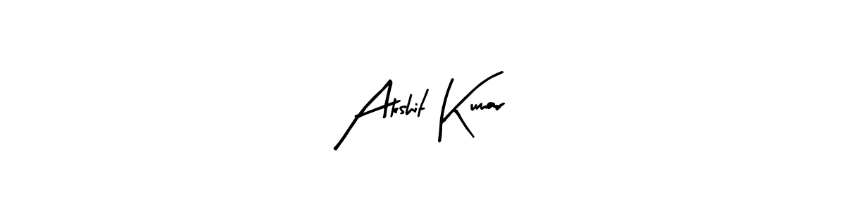 You should practise on your own different ways (Arty Signature) to write your name (Akshit Kumar) in signature. don't let someone else do it for you. Akshit Kumar signature style 8 images and pictures png