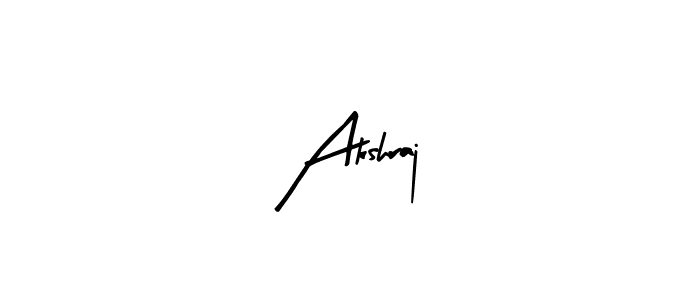 Design your own signature with our free online signature maker. With this signature software, you can create a handwritten (Arty Signature) signature for name Akshraj. Akshraj signature style 8 images and pictures png