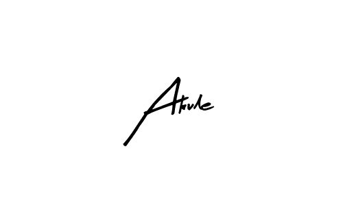 How to make Akule name signature. Use Arty Signature style for creating short signs online. This is the latest handwritten sign. Akule signature style 8 images and pictures png