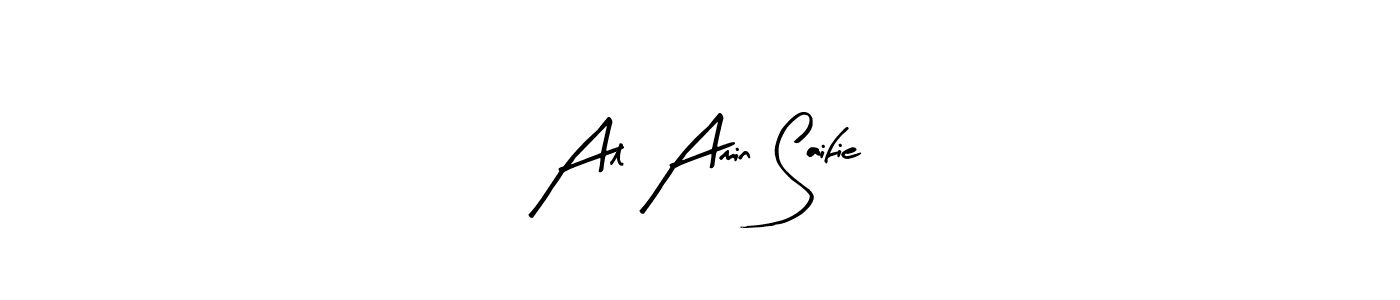 You can use this online signature creator to create a handwritten signature for the name Al Amin Saifie. This is the best online autograph maker. Al Amin Saifie signature style 8 images and pictures png