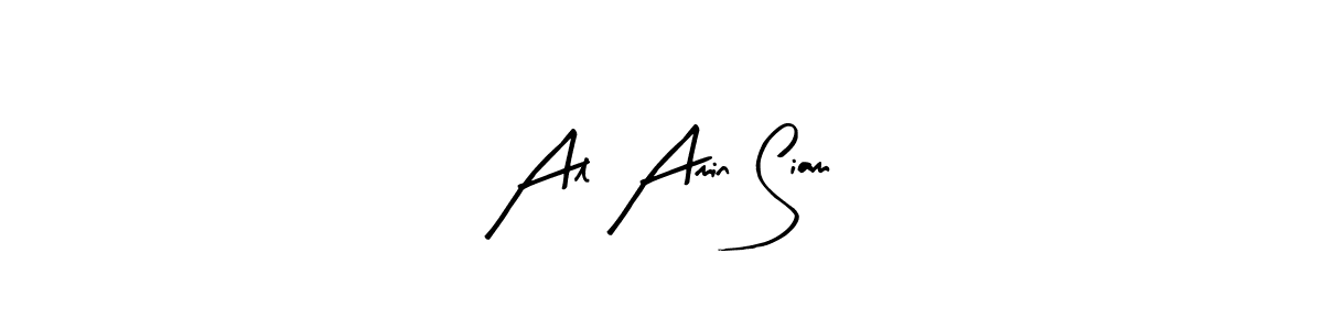 Also we have Al Amin Siam name is the best signature style. Create professional handwritten signature collection using Arty Signature autograph style. Al Amin Siam signature style 8 images and pictures png