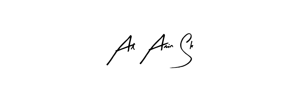 if you are searching for the best signature style for your name Al Amin Sk. so please give up your signature search. here we have designed multiple signature styles  using Arty Signature. Al Amin Sk signature style 8 images and pictures png