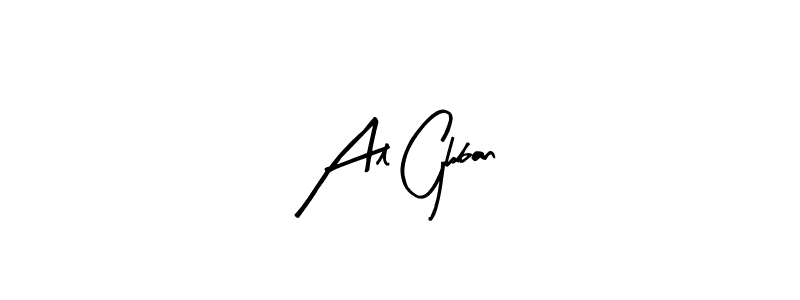 Create a beautiful signature design for name Al Ghban. With this signature (Arty Signature) fonts, you can make a handwritten signature for free. Al Ghban signature style 8 images and pictures png