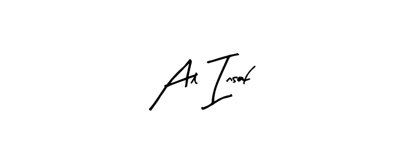 Also we have Al Insaf name is the best signature style. Create professional handwritten signature collection using Arty Signature autograph style. Al Insaf signature style 8 images and pictures png