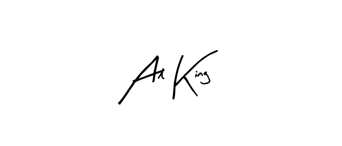 Make a beautiful signature design for name Al King. With this signature (Arty Signature) style, you can create a handwritten signature for free. Al King signature style 8 images and pictures png