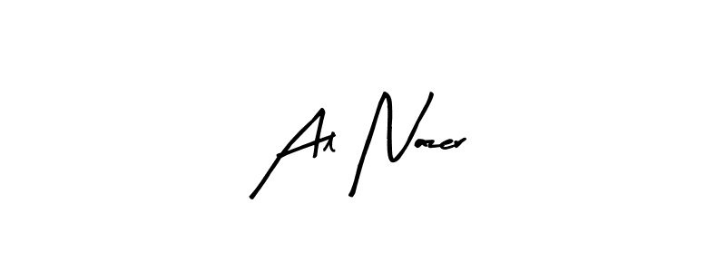 Use a signature maker to create a handwritten signature online. With this signature software, you can design (Arty Signature) your own signature for name Al Nazer. Al Nazer signature style 8 images and pictures png