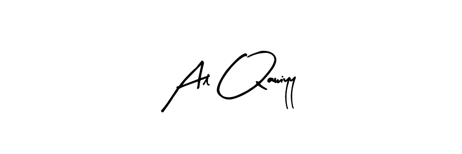 Arty Signature is a professional signature style that is perfect for those who want to add a touch of class to their signature. It is also a great choice for those who want to make their signature more unique. Get Al Qawiyy name to fancy signature for free. Al Qawiyy signature style 8 images and pictures png