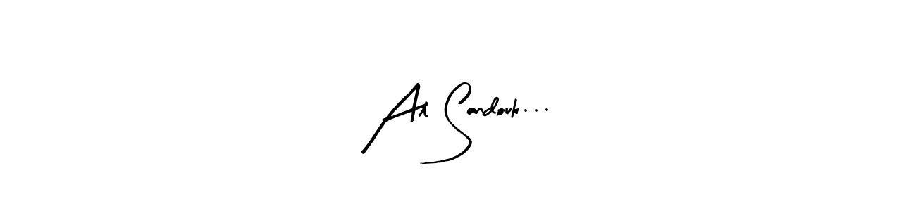 Similarly Arty Signature is the best handwritten signature design. Signature creator online .You can use it as an online autograph creator for name Al Sandouk.... Al Sandouk... signature style 8 images and pictures png