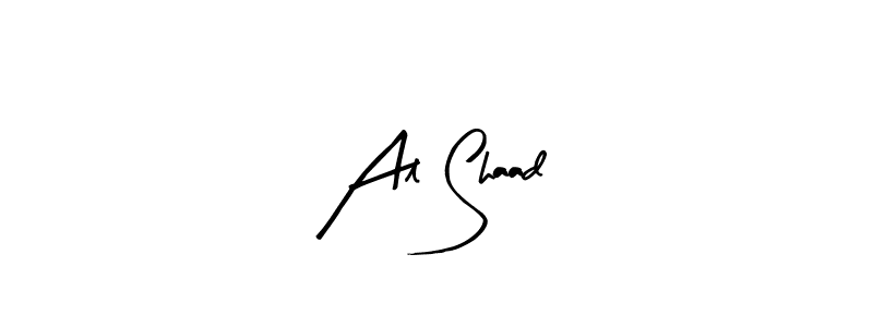 How to make Al Shaad signature? Arty Signature is a professional autograph style. Create handwritten signature for Al Shaad name. Al Shaad signature style 8 images and pictures png