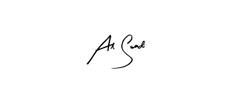 Also You can easily find your signature by using the search form. We will create Al Swadi name handwritten signature images for you free of cost using Arty Signature sign style. Al Swadi signature style 8 images and pictures png