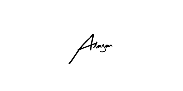 Design your own signature with our free online signature maker. With this signature software, you can create a handwritten (Arty Signature) signature for name Alagan. Alagan signature style 8 images and pictures png