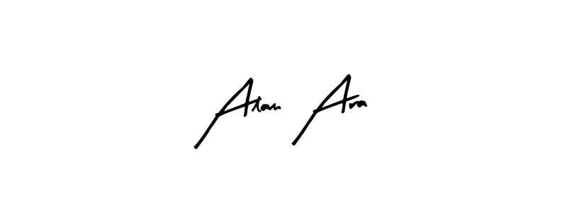 Arty Signature is a professional signature style that is perfect for those who want to add a touch of class to their signature. It is also a great choice for those who want to make their signature more unique. Get Alam Ara name to fancy signature for free. Alam Ara signature style 8 images and pictures png