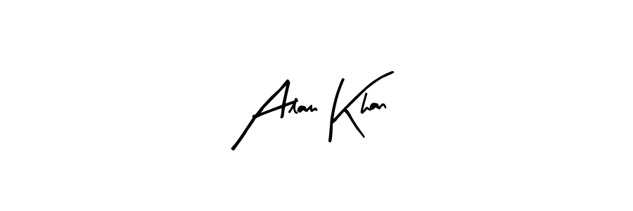 You should practise on your own different ways (Arty Signature) to write your name (Alam Khan) in signature. don't let someone else do it for you. Alam Khan signature style 8 images and pictures png