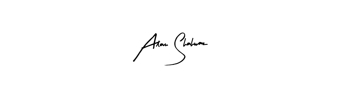 Similarly Arty Signature is the best handwritten signature design. Signature creator online .You can use it as an online autograph creator for name Alam Shahwaz. Alam Shahwaz signature style 8 images and pictures png