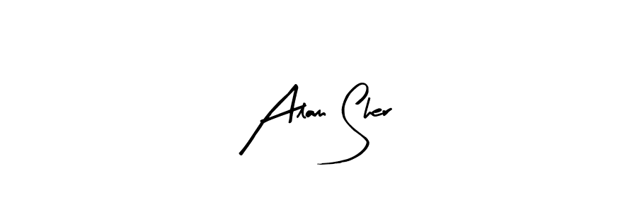 Similarly Arty Signature is the best handwritten signature design. Signature creator online .You can use it as an online autograph creator for name Alam Sher. Alam Sher signature style 8 images and pictures png