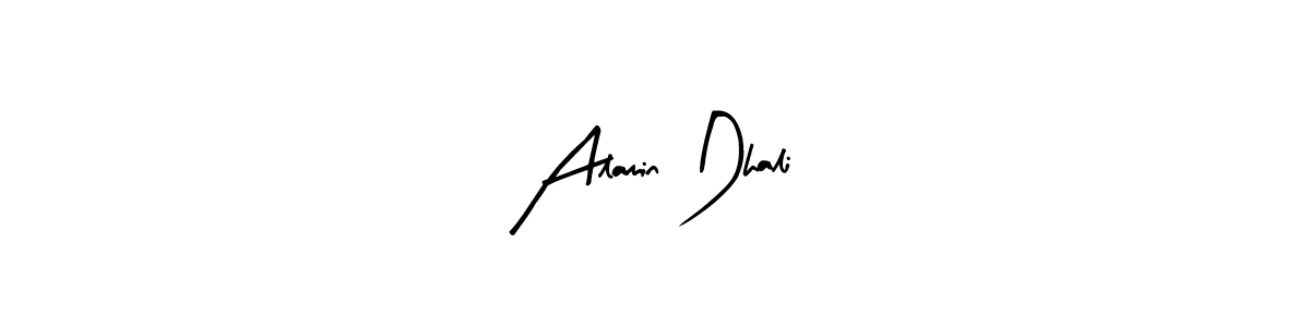 This is the best signature style for the Alamin Dhali name. Also you like these signature font (Arty Signature). Mix name signature. Alamin Dhali signature style 8 images and pictures png