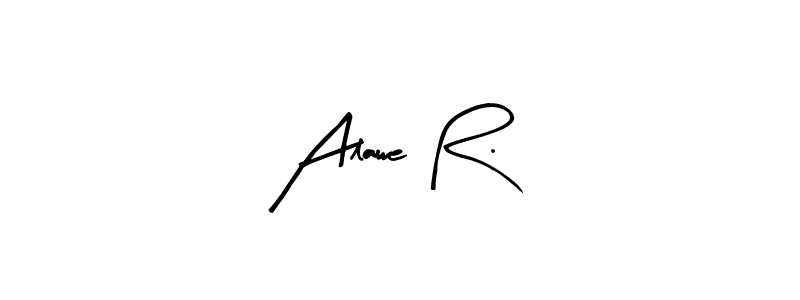 How to make Alawe R. signature? Arty Signature is a professional autograph style. Create handwritten signature for Alawe R. name. Alawe R. signature style 8 images and pictures png