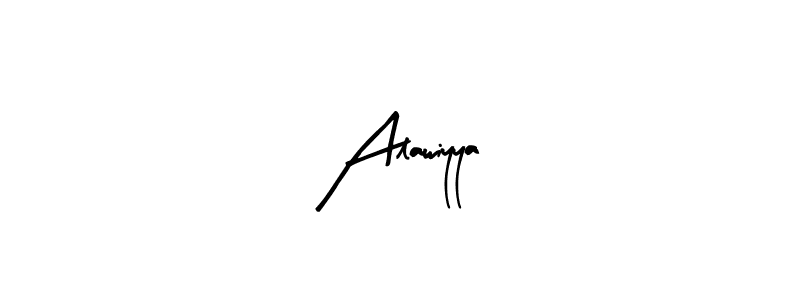 Arty Signature is a professional signature style that is perfect for those who want to add a touch of class to their signature. It is also a great choice for those who want to make their signature more unique. Get Alawiyya name to fancy signature for free. Alawiyya signature style 8 images and pictures png