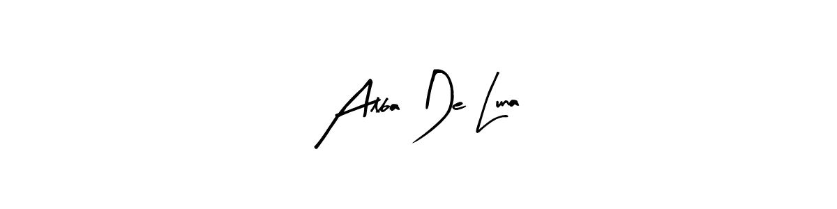 Best and Professional Signature Style for Alba De Luna. Arty Signature Best Signature Style Collection. Alba De Luna signature style 8 images and pictures png