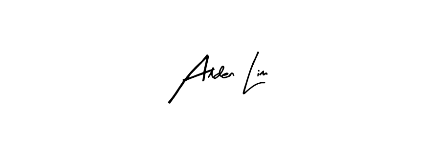 Here are the top 10 professional signature styles for the name Alden Lim. These are the best autograph styles you can use for your name. Alden Lim signature style 8 images and pictures png