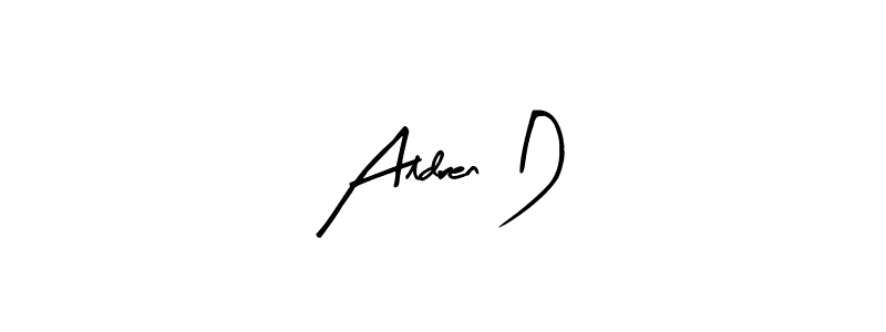 Create a beautiful signature design for name Aldren D. With this signature (Arty Signature) fonts, you can make a handwritten signature for free. Aldren D signature style 8 images and pictures png