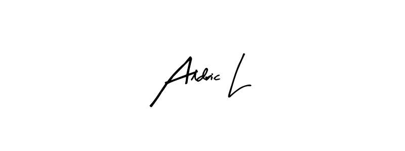 How to Draw Aldric L signature style? Arty Signature is a latest design signature styles for name Aldric L. Aldric L signature style 8 images and pictures png