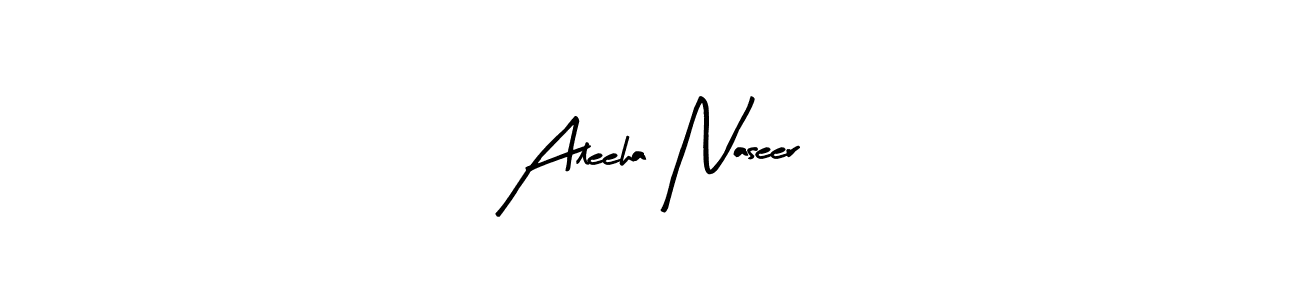 The best way (Arty Signature) to make a short signature is to pick only two or three words in your name. The name Aleeha Naseer include a total of six letters. For converting this name. Aleeha Naseer signature style 8 images and pictures png