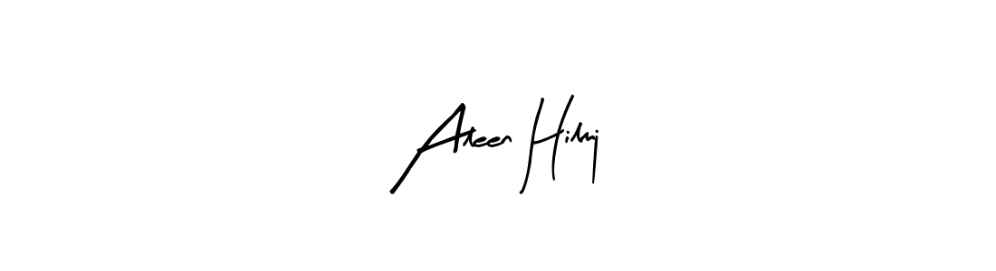 Make a beautiful signature design for name Aleen Hilmj. Use this online signature maker to create a handwritten signature for free. Aleen Hilmj signature style 8 images and pictures png