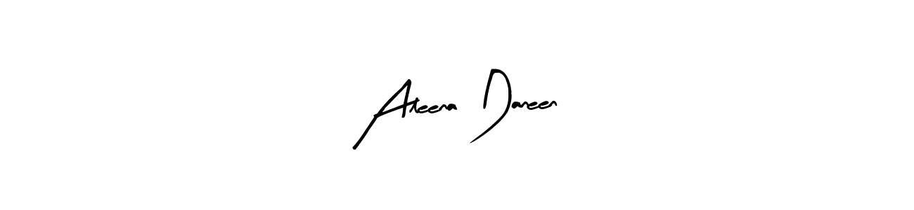 Use a signature maker to create a handwritten signature online. With this signature software, you can design (Arty Signature) your own signature for name Aleena Daneen. Aleena Daneen signature style 8 images and pictures png