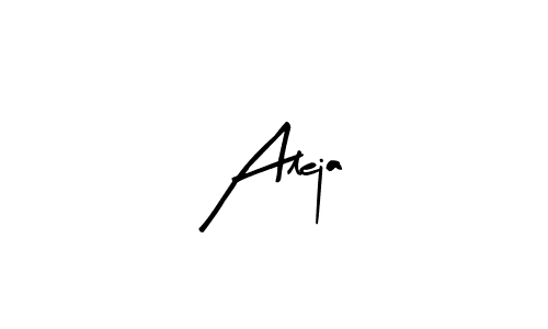 Use a signature maker to create a handwritten signature online. With this signature software, you can design (Arty Signature) your own signature for name Aleja. Aleja signature style 8 images and pictures png