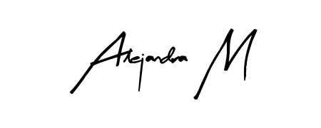 A classic penmanship look for Alejandra M. The Arty Signature font brings timeless elegance and confidence to every signed document. Alejandra M signature style 8 images and pictures png